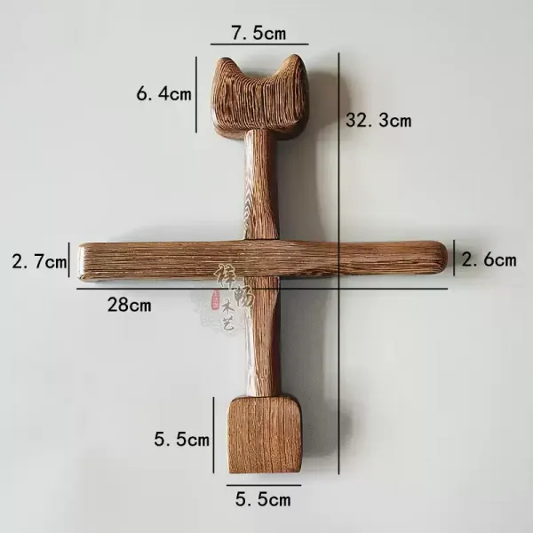 Dispozitiv multifunctional, lemn de wenge, MaderoTerapie / Coloana/ Drenaj, Presopunctura (cod R189L)