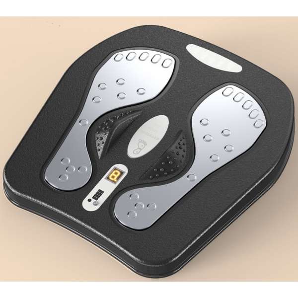 Aparat masaj pentru picioare, cu vibratii, impulsuri electrice, incalzire, 5 trepte intensitate, stimulare musculara, paduri (cod E30L)