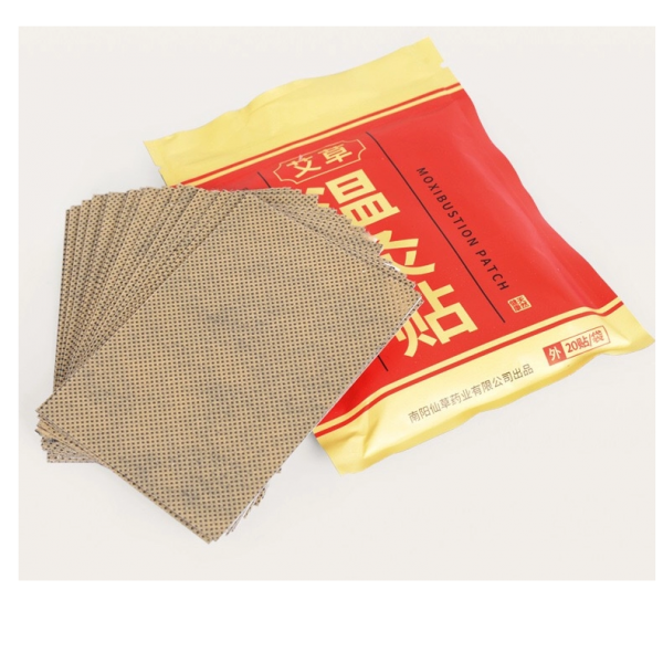 Plasturi de moxibustie, cu pelin, antiinflamatori,  terapie traditionala, efect de incalzire profunda