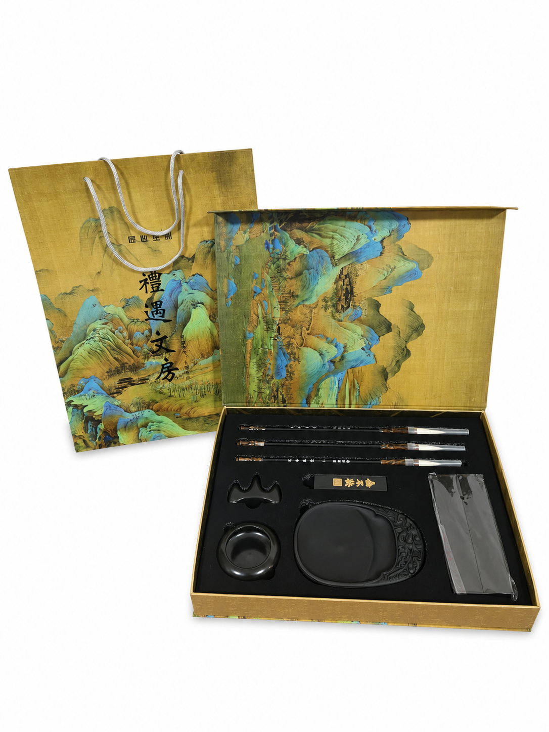 Set caligrafie traditionala chineza, 9 piese (COD B05L)